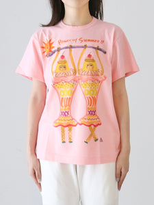 tao COZY FACTORYプリントTシャツ製品染め Power of summer!! [TI-T035-051]