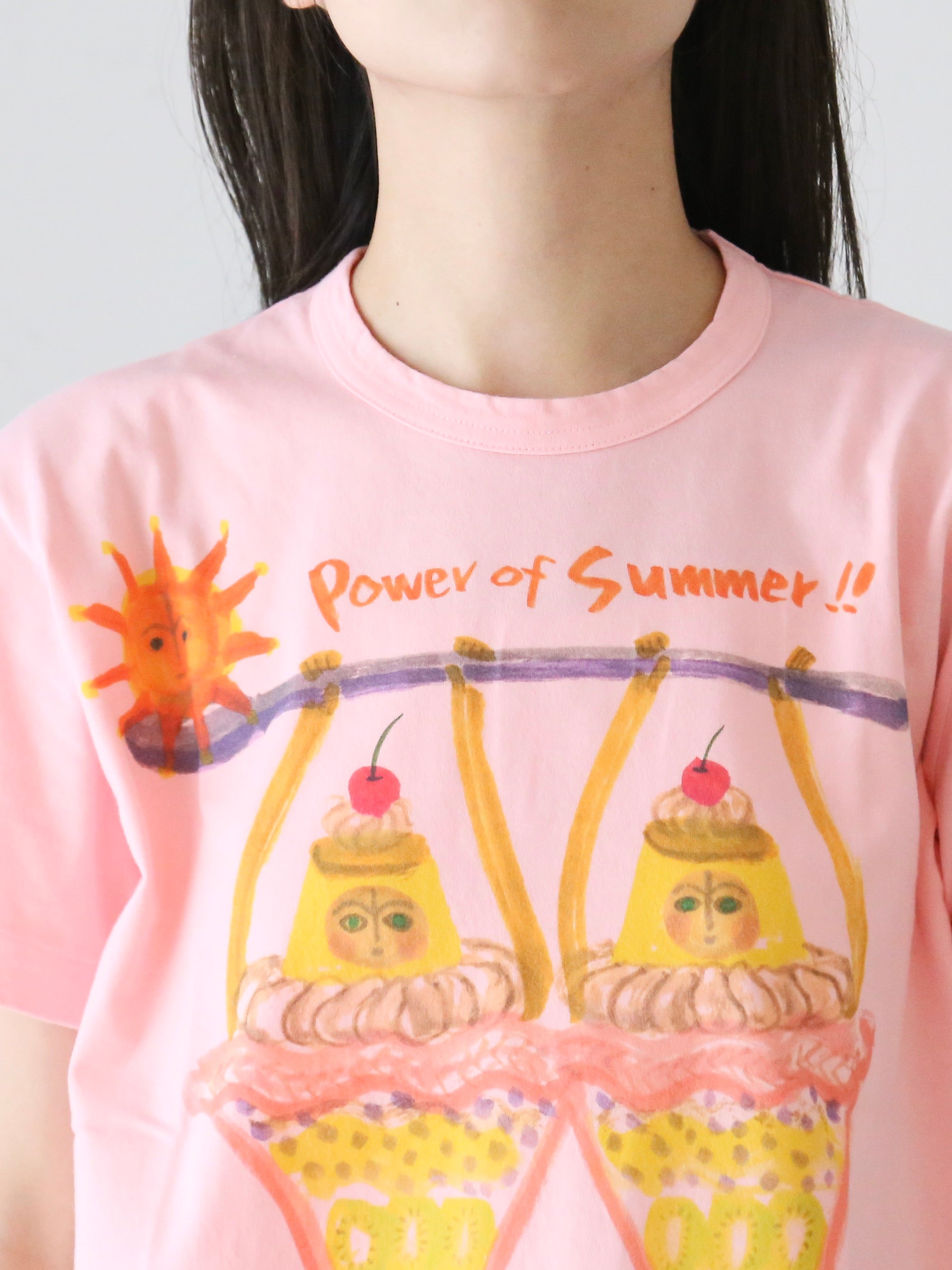tao COZY FACTORYプリントTシャツ製品染め Power of summer!! [TI-T035-051]