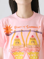 画像をギャラリービューアに読み込む, tao COZY FACTORYプリントTシャツ製品染め Power of summer!! [TI-T035-051]
