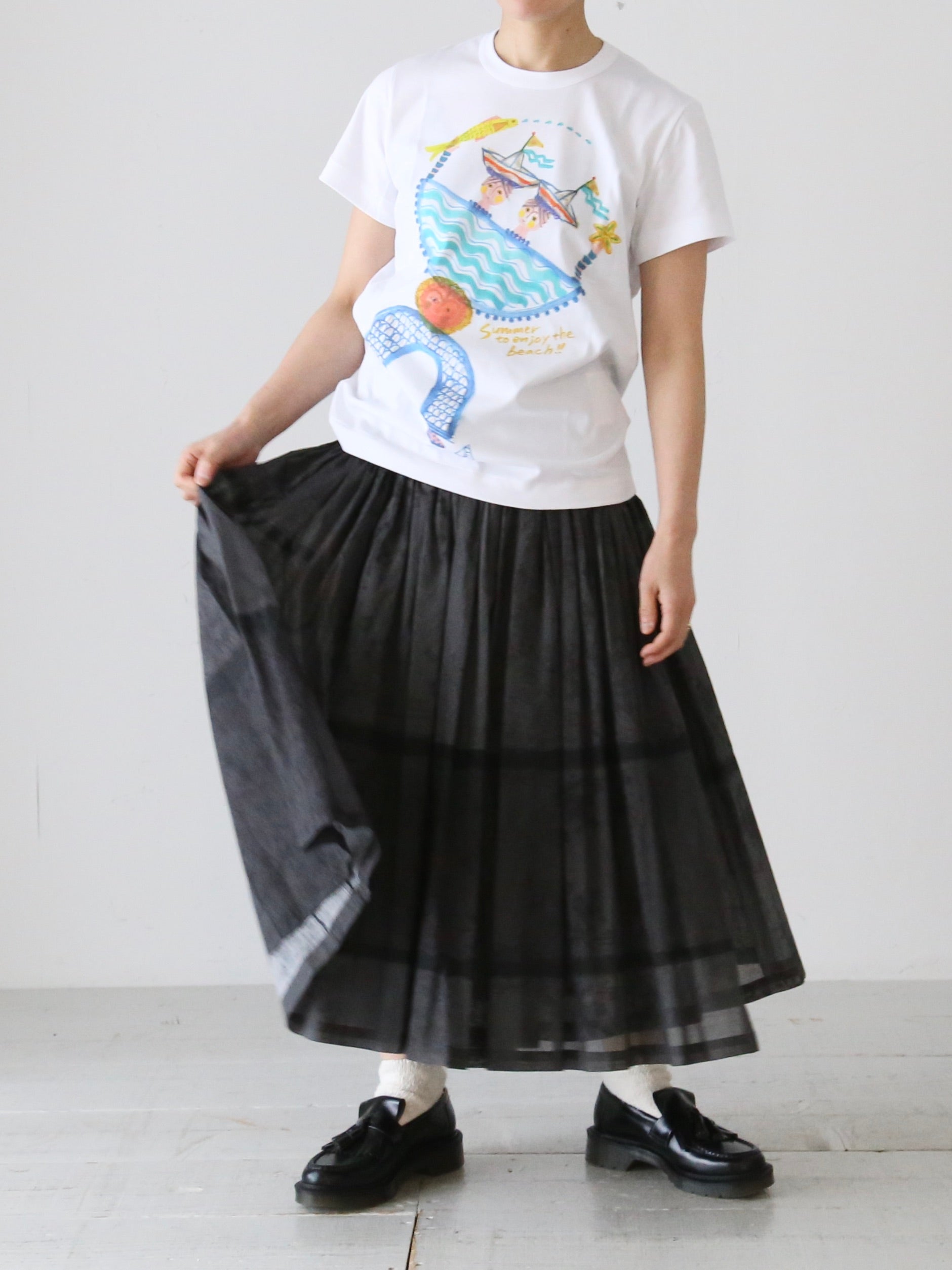 tao COZY FACTORYプリントTシャツ Summer to enjoy the beach!! [TI-T034-051]