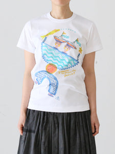 tao COZY FACTORYプリントTシャツ Summer to enjoy the beach!! [TI-T034-051]