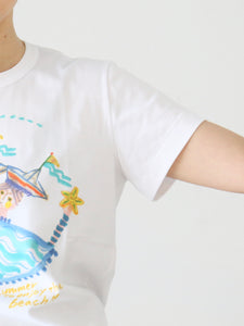 tao COZY FACTORYプリントTシャツ Summer to enjoy the beach!! [TI-T034-051]