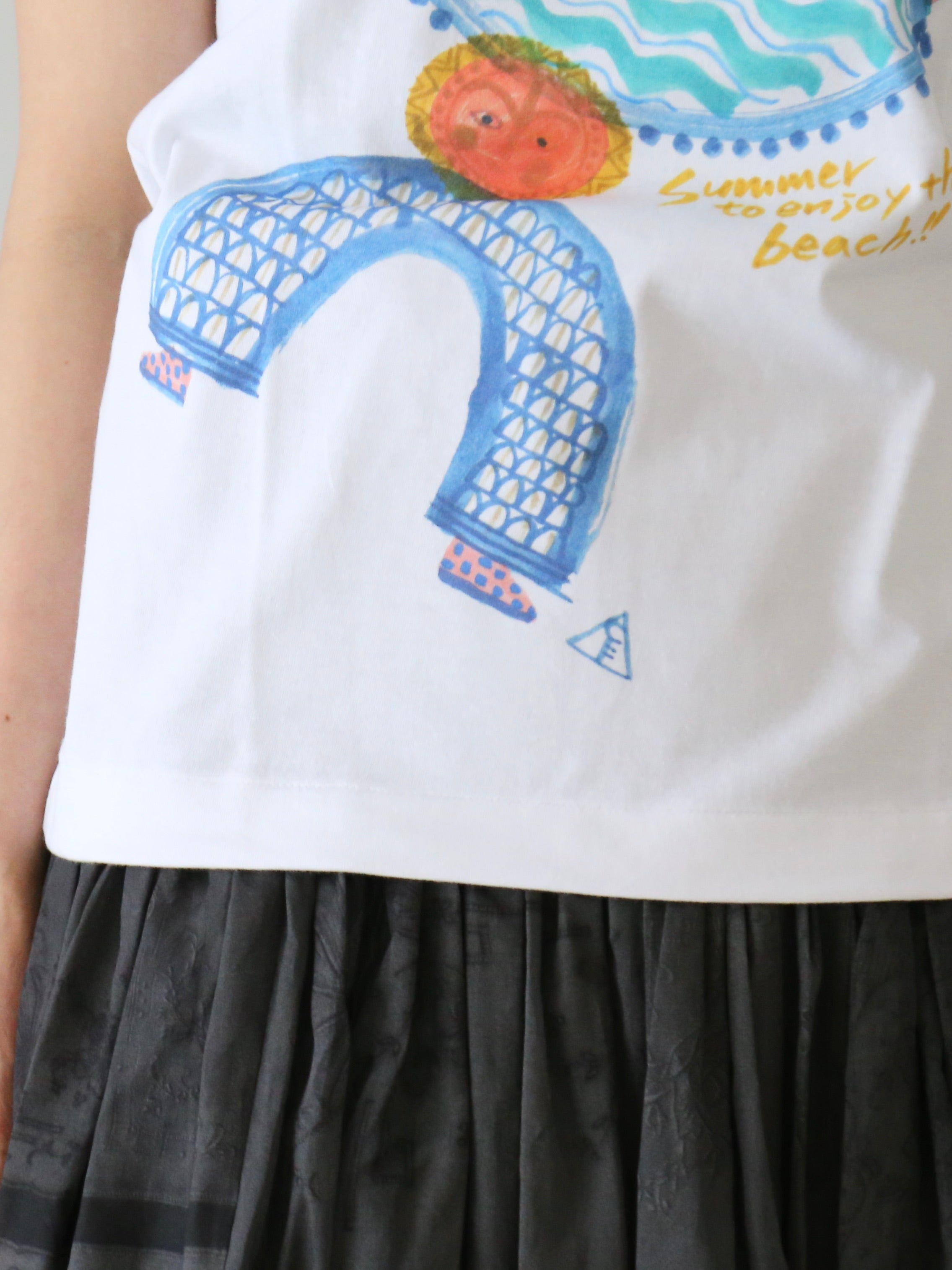 tao COZY FACTORYプリントTシャツ Summer to enjoy the beach!! [TI-T034-051]