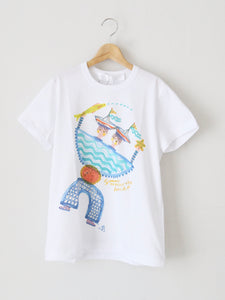 tao COZY FACTORYプリントTシャツ Summer to enjoy the beach!! [TI-T034-051]