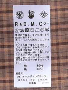 R&D.M.Co- C/S ドローストリングバッグ (S) [4803]