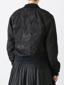 noir kei ninomiya エステルジャガードジョーゼット×刺繍ジャケット [3K-J013-051]