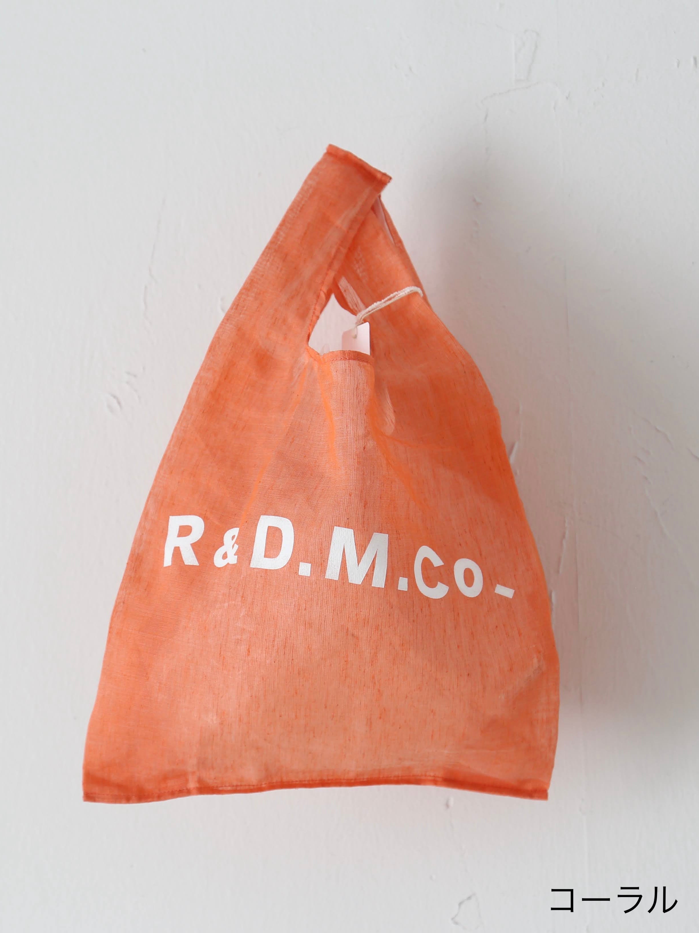 R&D.M.Co- スチールリネンスーパーマーケットバッグ [5536]