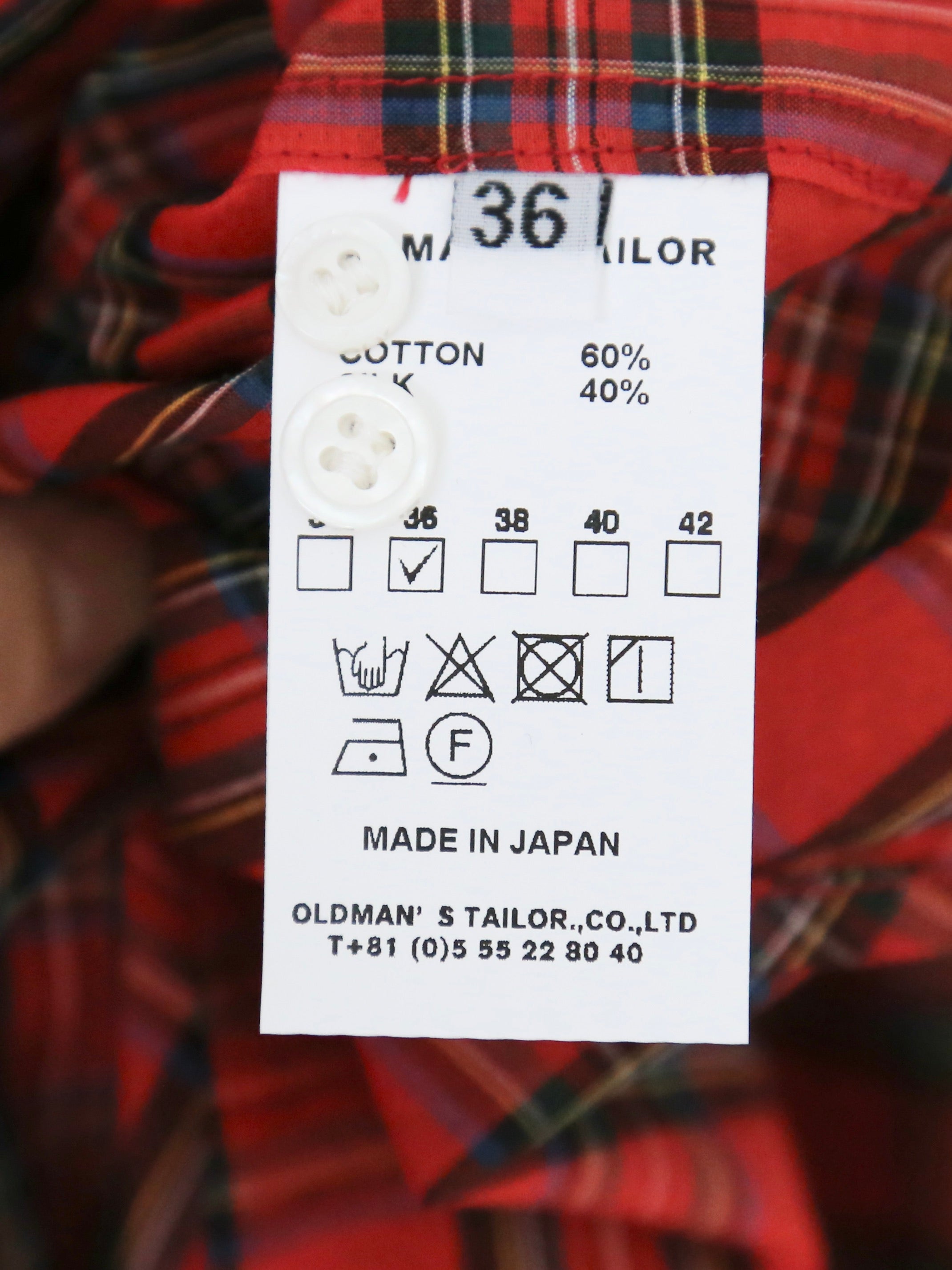 OLDMAN'S TAILOR スモールバンドカラーシャツ [896]